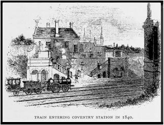 Image: Coventry Railway Station 1840