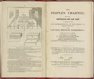 Image: The People's Charter published 1838